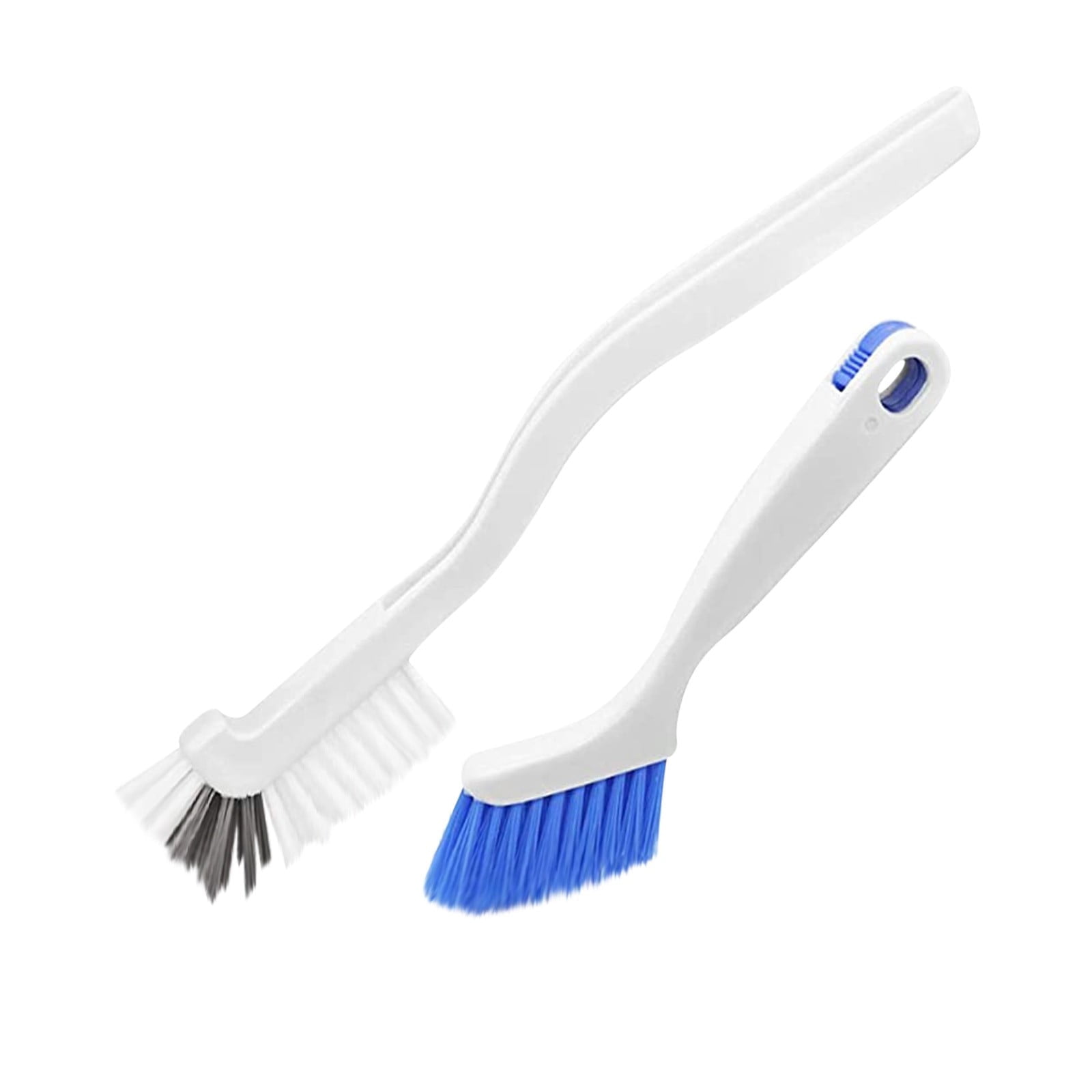 mtvxesu Crevice Cleaning Brush, Small Stiff Scrub Brushes with Handle for Cleaning, Sink Scrubbing Brush Shower Brush Bathroom Corner Cleaning Brushes Window Track Cleaning Brush 2 PCS Flash Deals